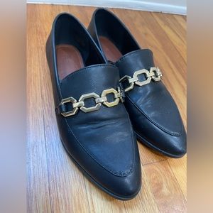 H&M - BLACK WOMEN’S LOAFERS - SIZE US 7